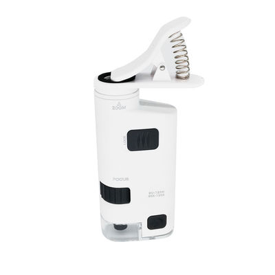 La poche 80x 120x LED a allumé le microscope de bourdonnement avec la lentille asphérique