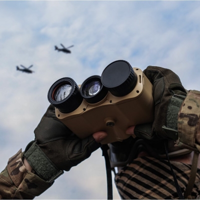 Jumelles infrarouges de formation d'images thermiques de surveillance de sécurité pour le radar de long terme