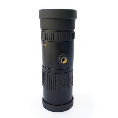 télescope monoculaire du double foyer 7-17x30 avec le trépied d'agrafe de téléphone pour l'objectif de caméra