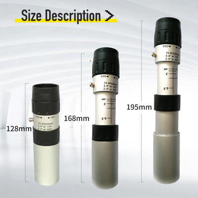 Zoom monoculaire tenu dans la main universel du télescope 10-30X25 HD