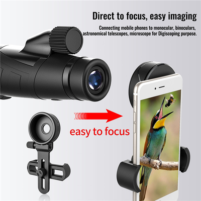 Téléphone portable de RoHS repérant l'adaptateur de portée pour le monoculaire de jumelles de télescope
