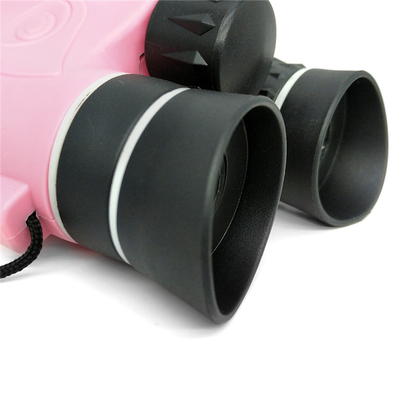 Jumelles optiques d'enfants du prisme Bak4, les jumelles roses des enfants 6x21 antichoc