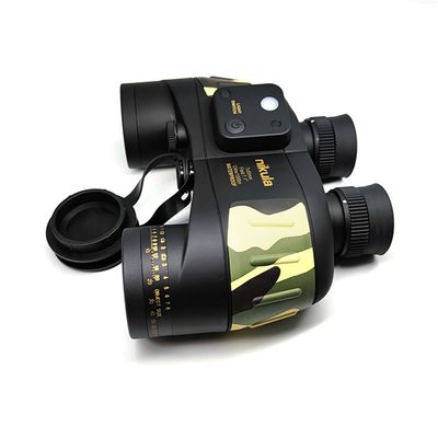 Camouflez Marine Binoculars militaire 7x50mm avec la boussole
