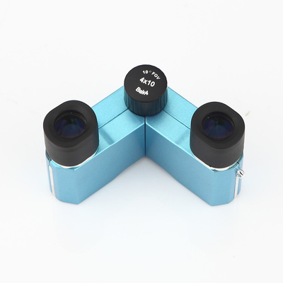 Jumelles de haute résolution de théâtre du bleu de ciel de Pentaprism de toit de champ de vision 4x10