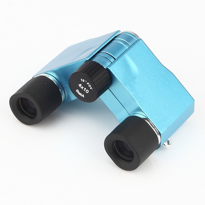 Jumelles de haute résolution de théâtre du bleu de ciel de Pentaprism de toit de champ de vision 4x10