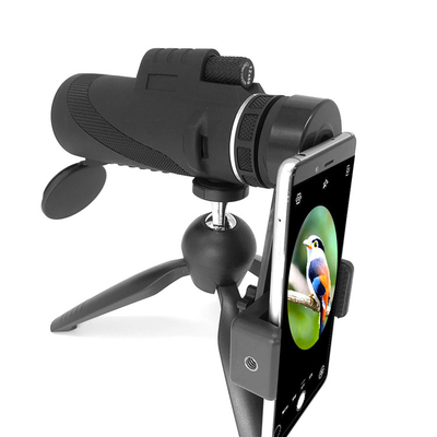 Télescope 12x50 HD monoculaire thermique de vision nocturne de téléphone militaire avec l'adaptateur de téléphone